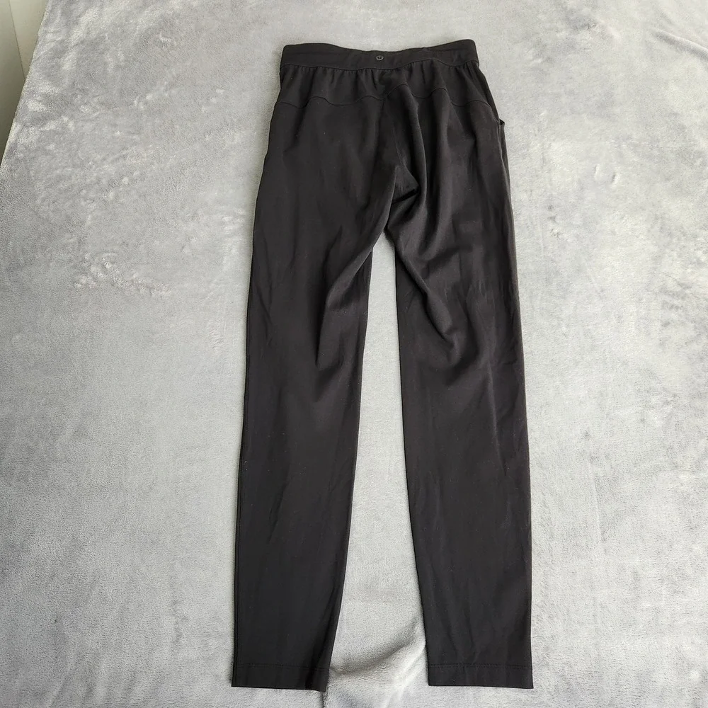 Lululemon Dropt Pant 4 Black Full-On Luxtreme High Rise Travel Jogger X1041